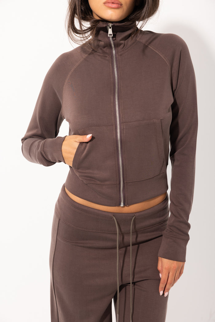Jane jacket · Mocca