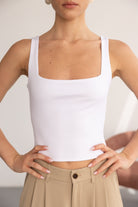 גופיית גאיה לבנה TwentySix