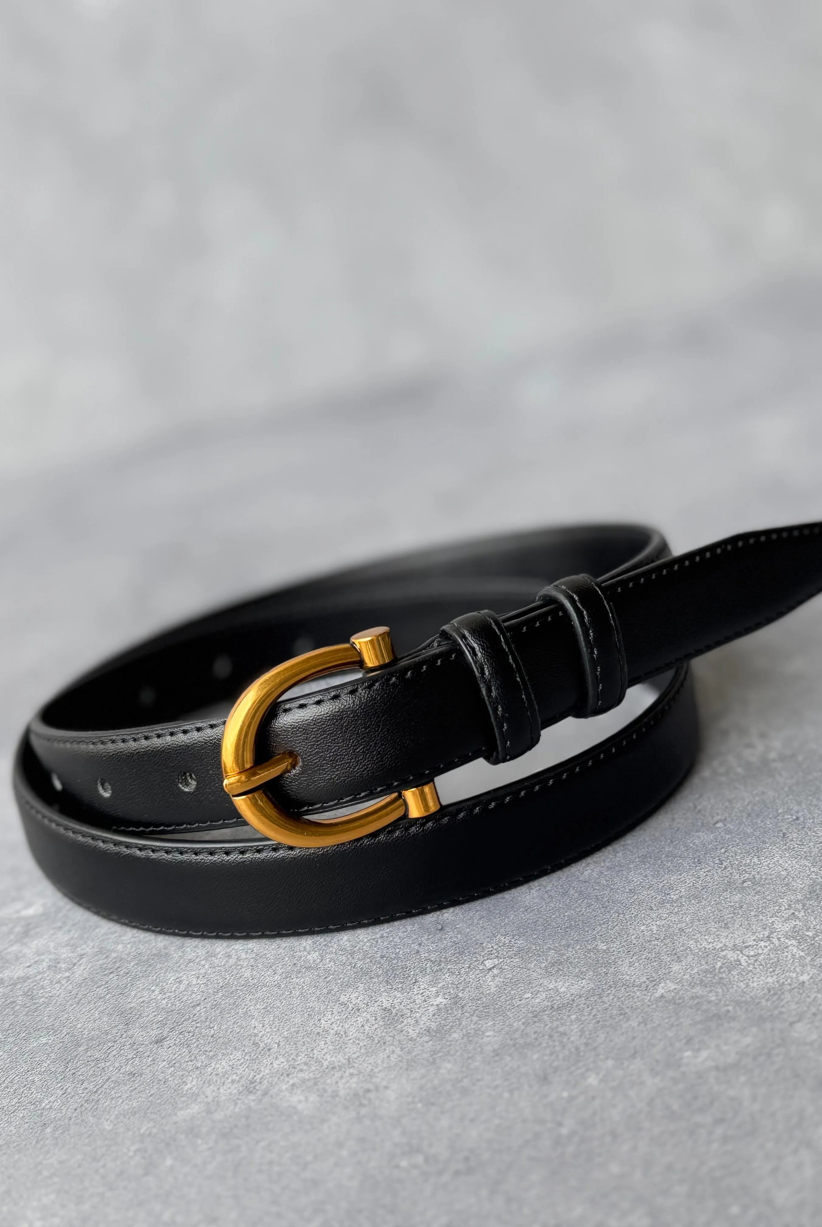 חגורת עור מארי TwentySix Black