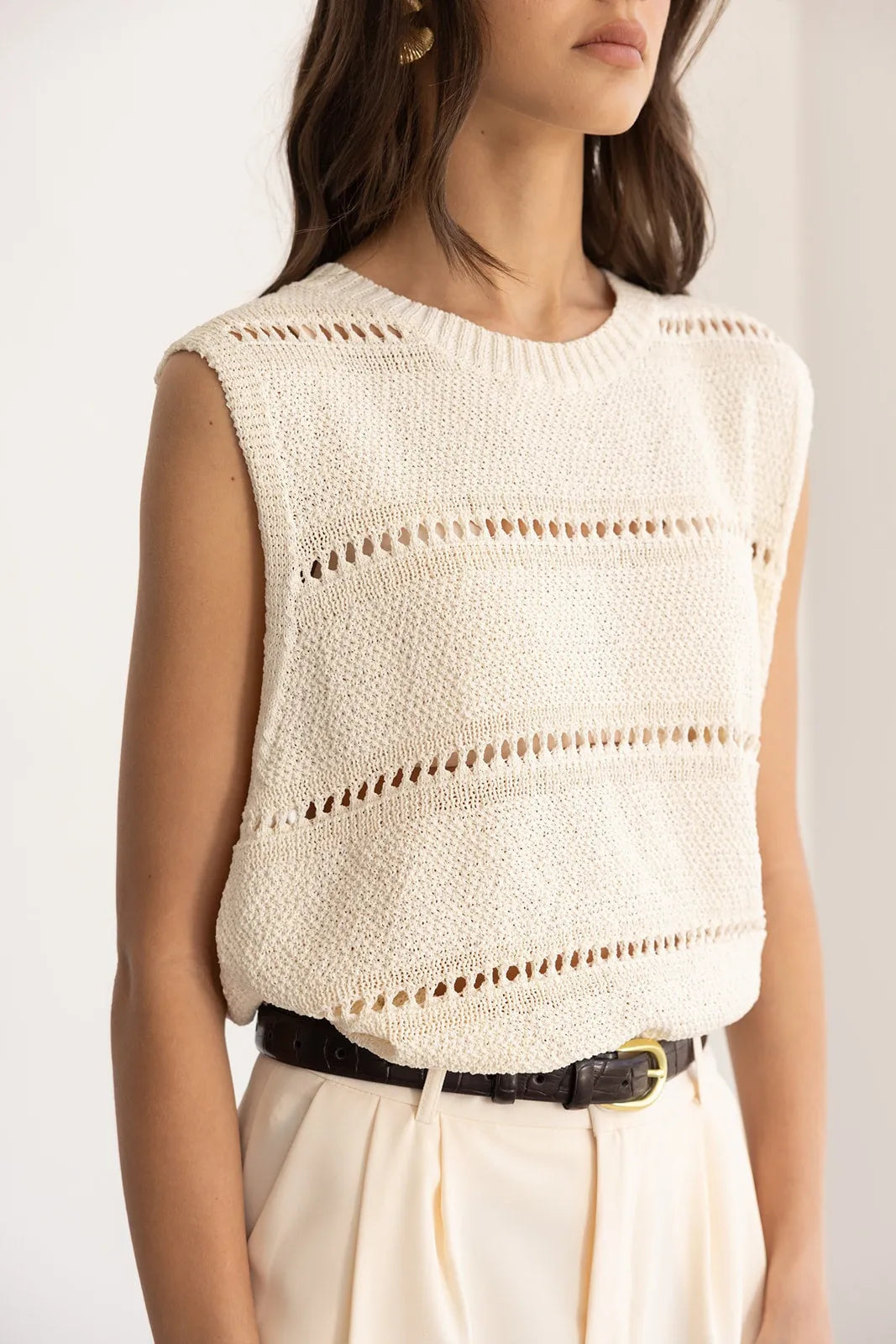 חגורת עור נחש חומה TwentySix