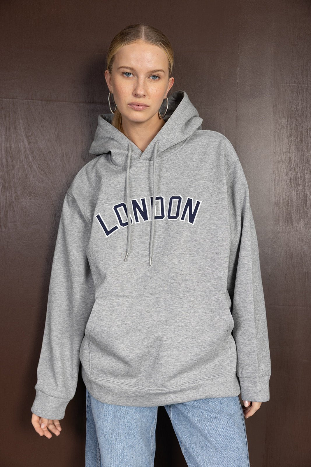 סווטשירט LONDON | אפור - TwentySix