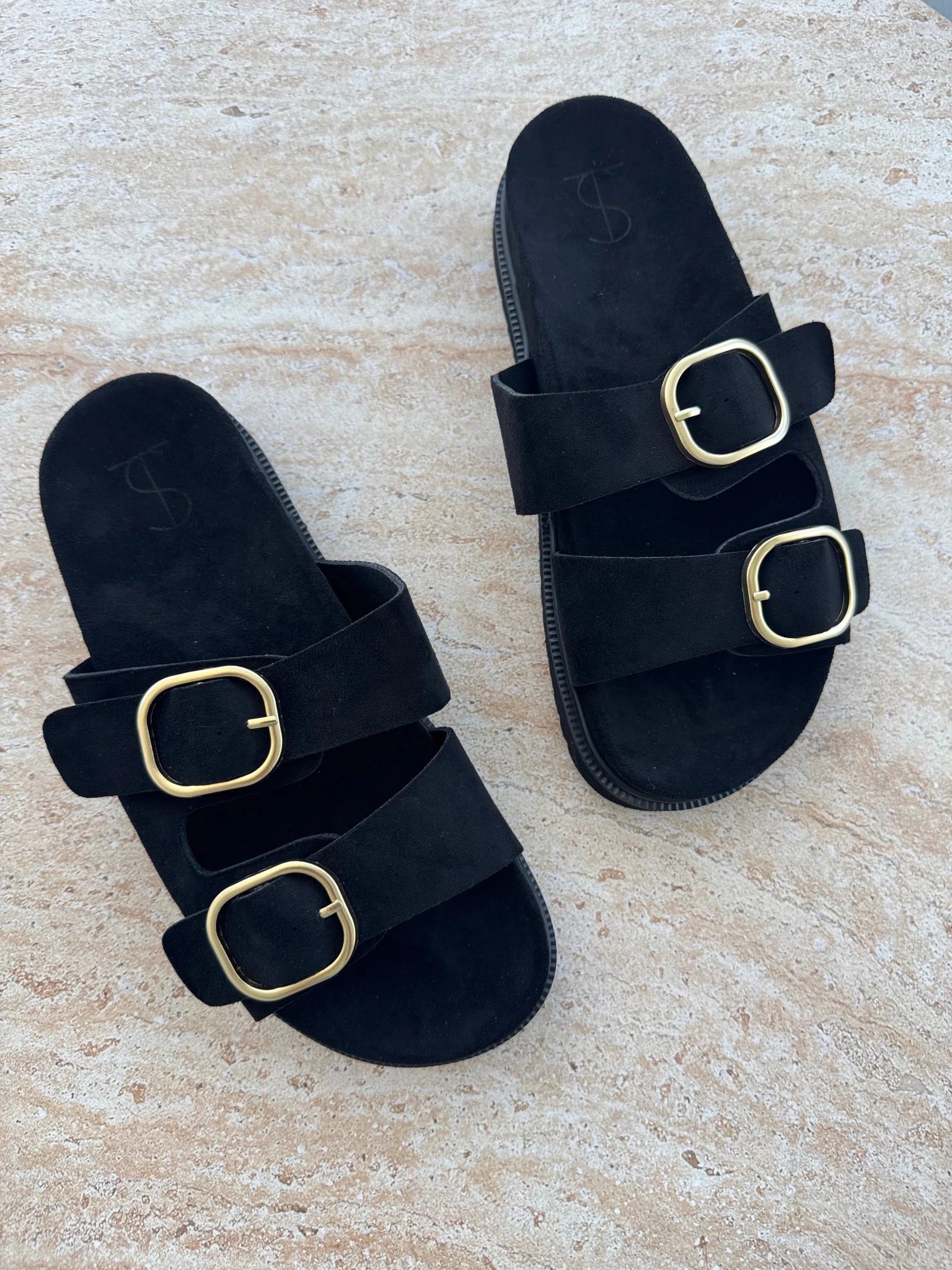 כפכף זמש ג'ניפר שחור TwentySix