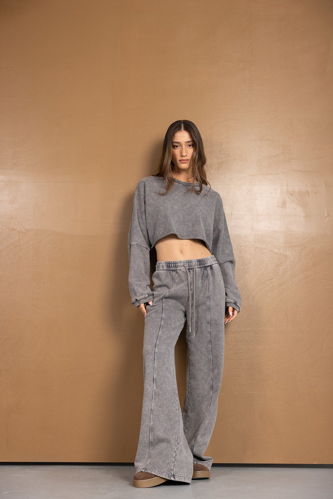 חולצת איאן | אפורה - TwentySix