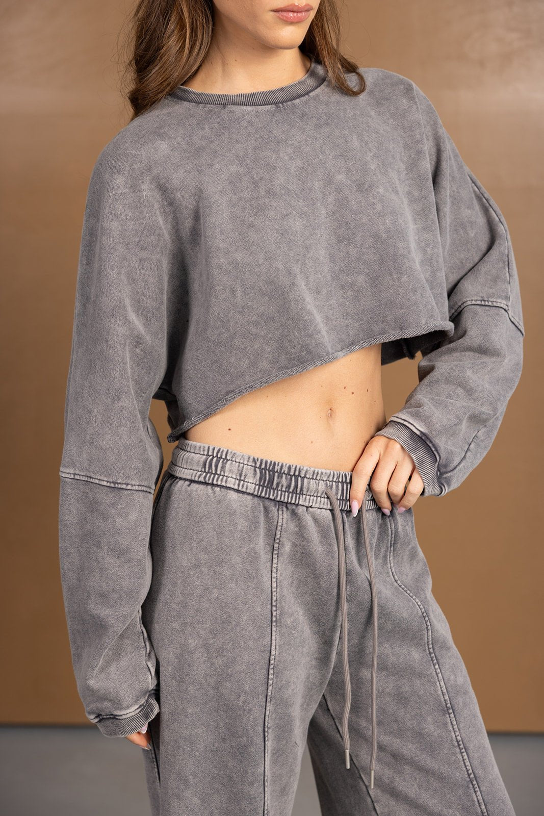 חולצת איאן | אפורה - TwentySix