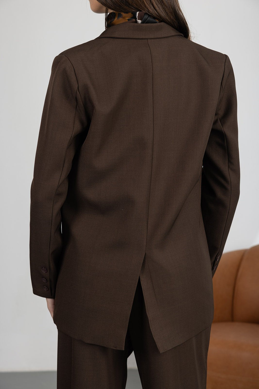 ג'קט שרי | חום - TwentySix