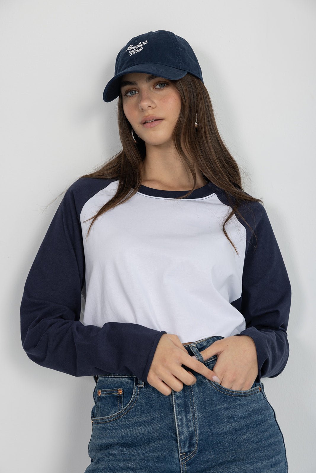 חולצת קרופ ג'סי | כחולה - TwentySix