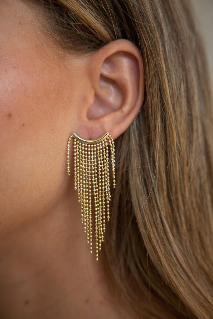 עגילי שאנון TwentySix Gold 