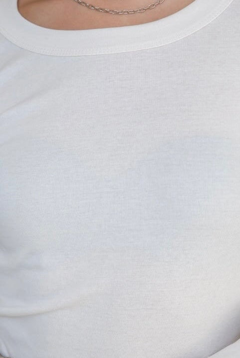 חולצת בייסיק סטייסי TwentySix Cream One Size 