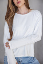 חולצת בייסיק אוברסייז כפפה TwentySix White One Size 