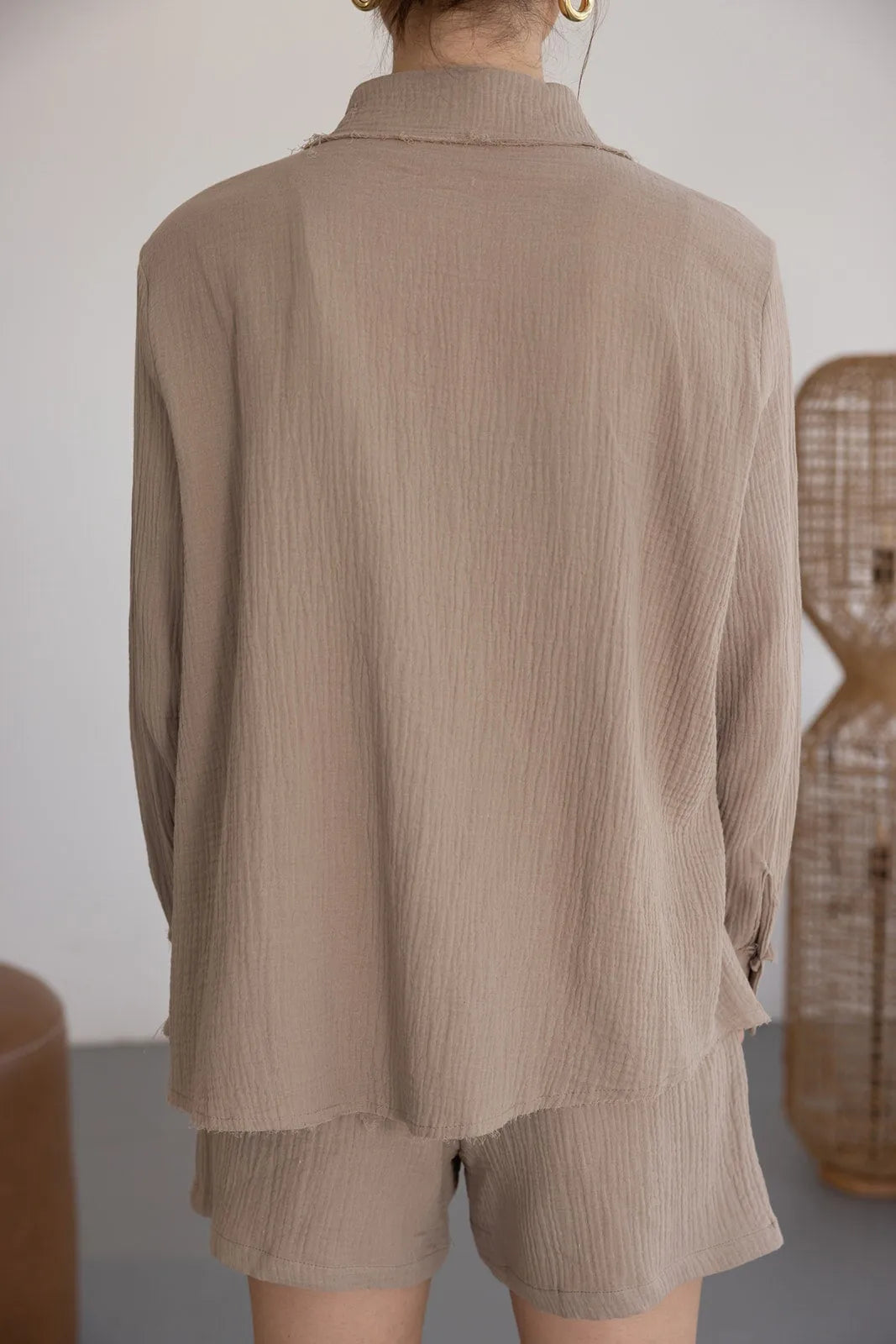 חולצת סלינה גריי גרין TwentySix 