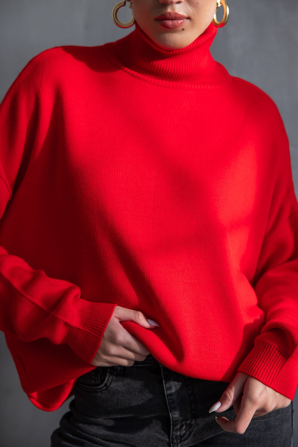 חולצת סריג עמנואל TwentySix Red One Size 