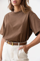 חולצת טי שירט מונטי TwentySix Brown One Size 