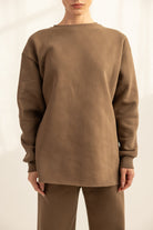 חולצת אוברסייז ג'פרי TwentySix Brown One Size 