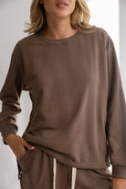 חולצת אוברסייז ריידל TwentySix Brown S/M 