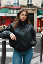 מעיל עור פרנסיסקו | שחור - TwentySix