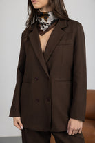 ג'קט שרי | חום - TwentySix