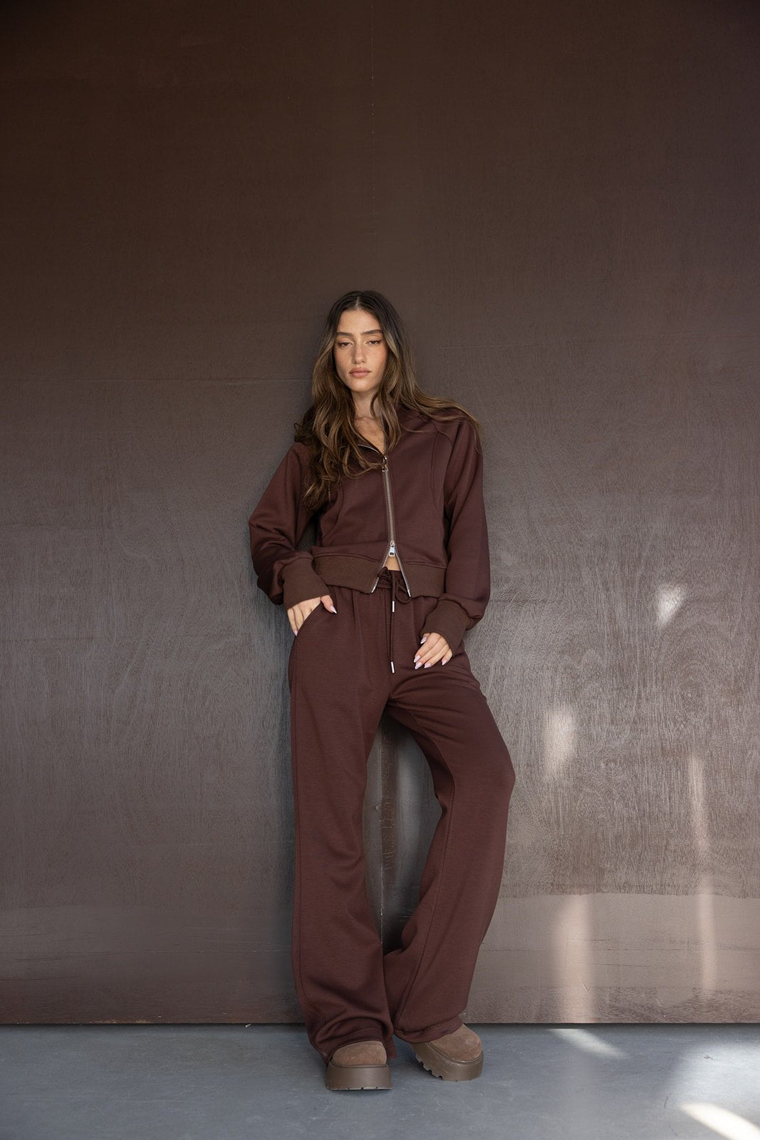 סווטשירט דיקסי | חום - TwentySix