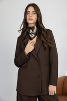 ג'קט שרי | חום - TwentySix