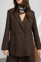 ג'קט שרי | חום - TwentySix