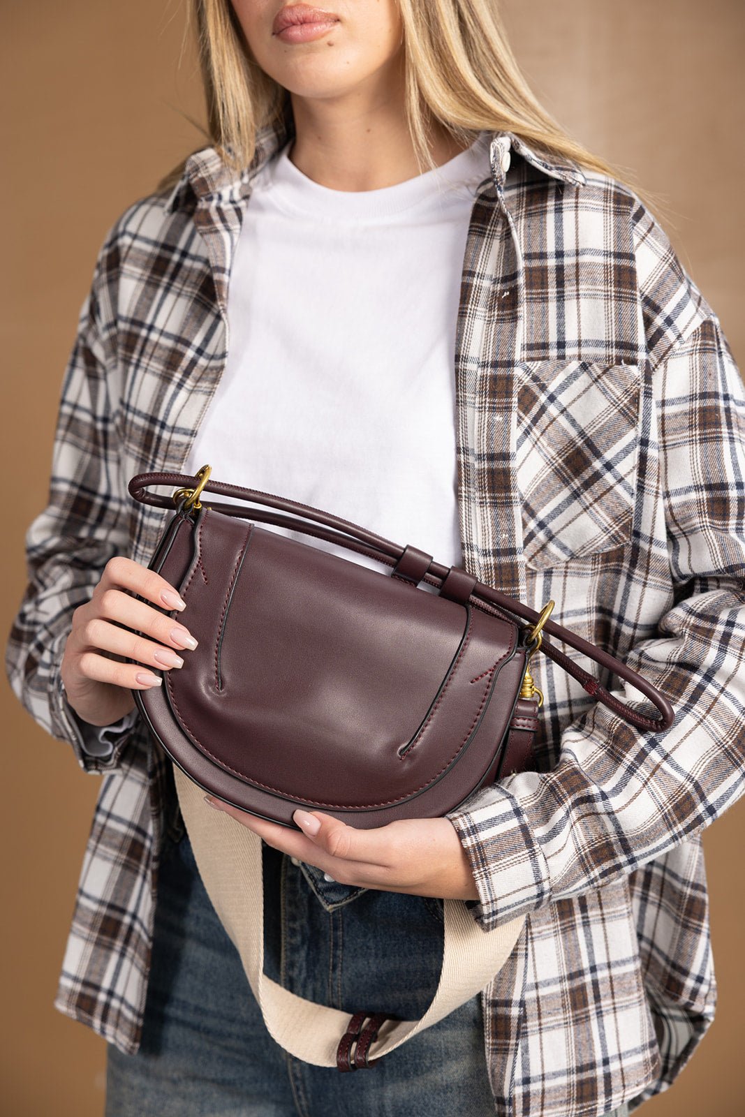 תיק לזלי | בורדו - TwentySix