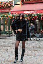 מכנס שורט אשלי | שחור - TwentySix