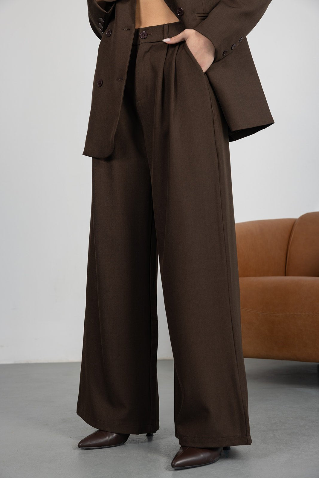 מכנס שרי | חום - TwentySix