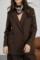 ג'קט שרי | חום - TwentySix