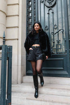 מכנס שורט אשלי | שחור - TwentySix