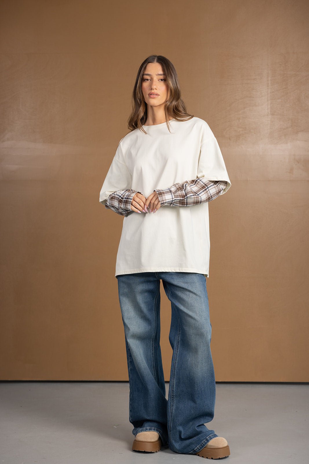 חולצת ניקולס | קרם - TwentySix