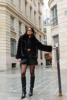 מכנס שורט אשלי | שחור - TwentySix