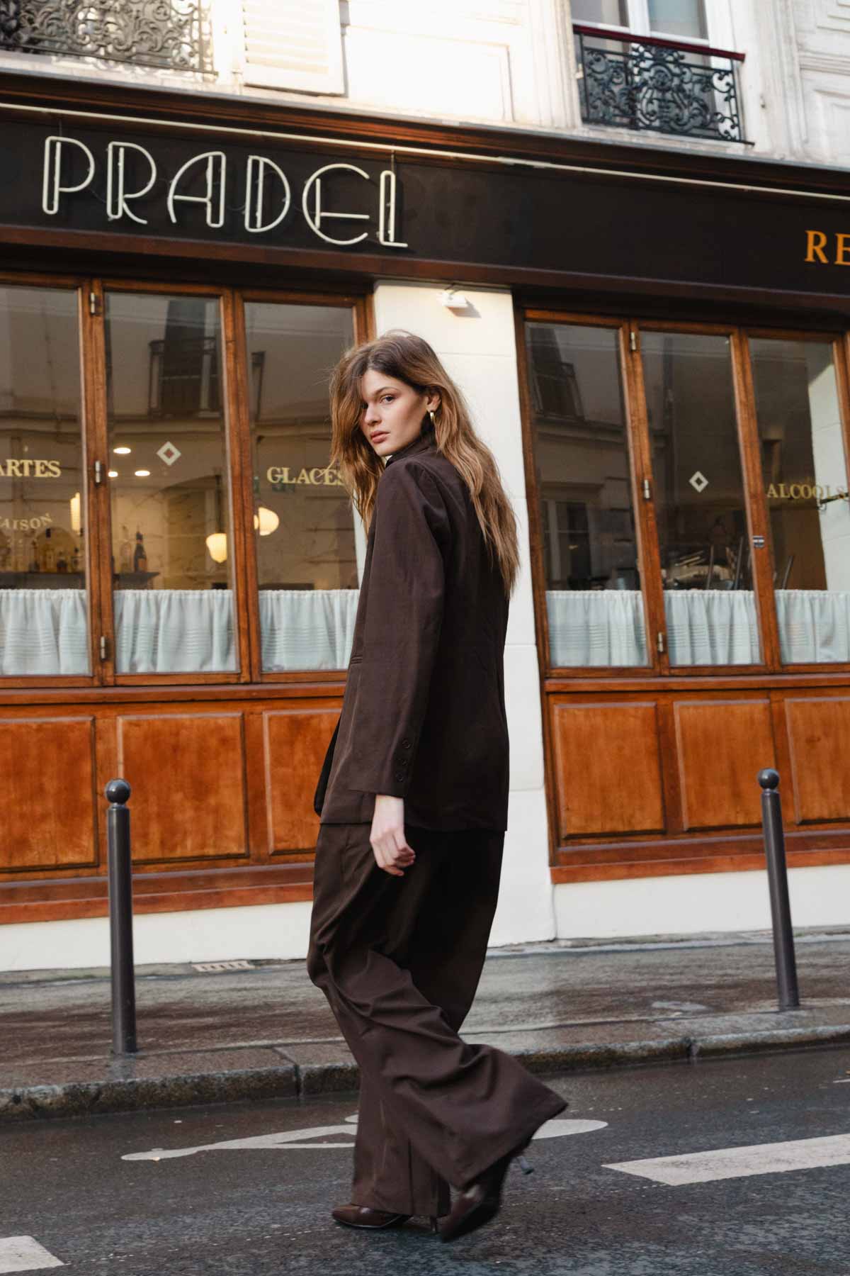 ג'קט שרי | חום - TwentySix