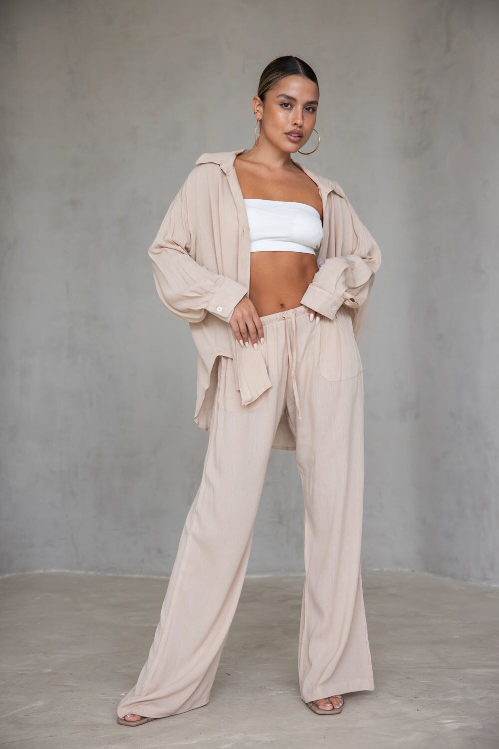 חליפת דיאן TwentySix Beige One Size 