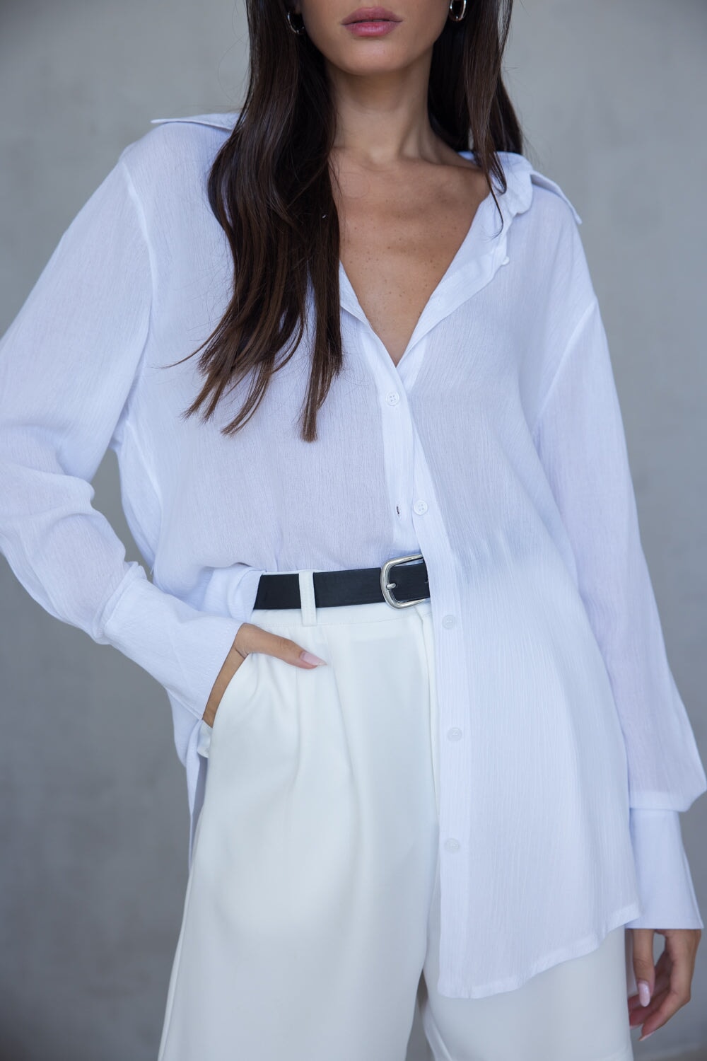 חולצת דיאן TwentySix White One Size 