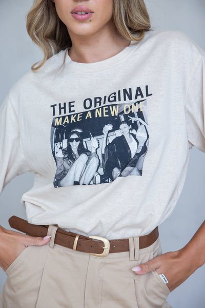 חולצת לגסי TwentySix Beige One Size 
