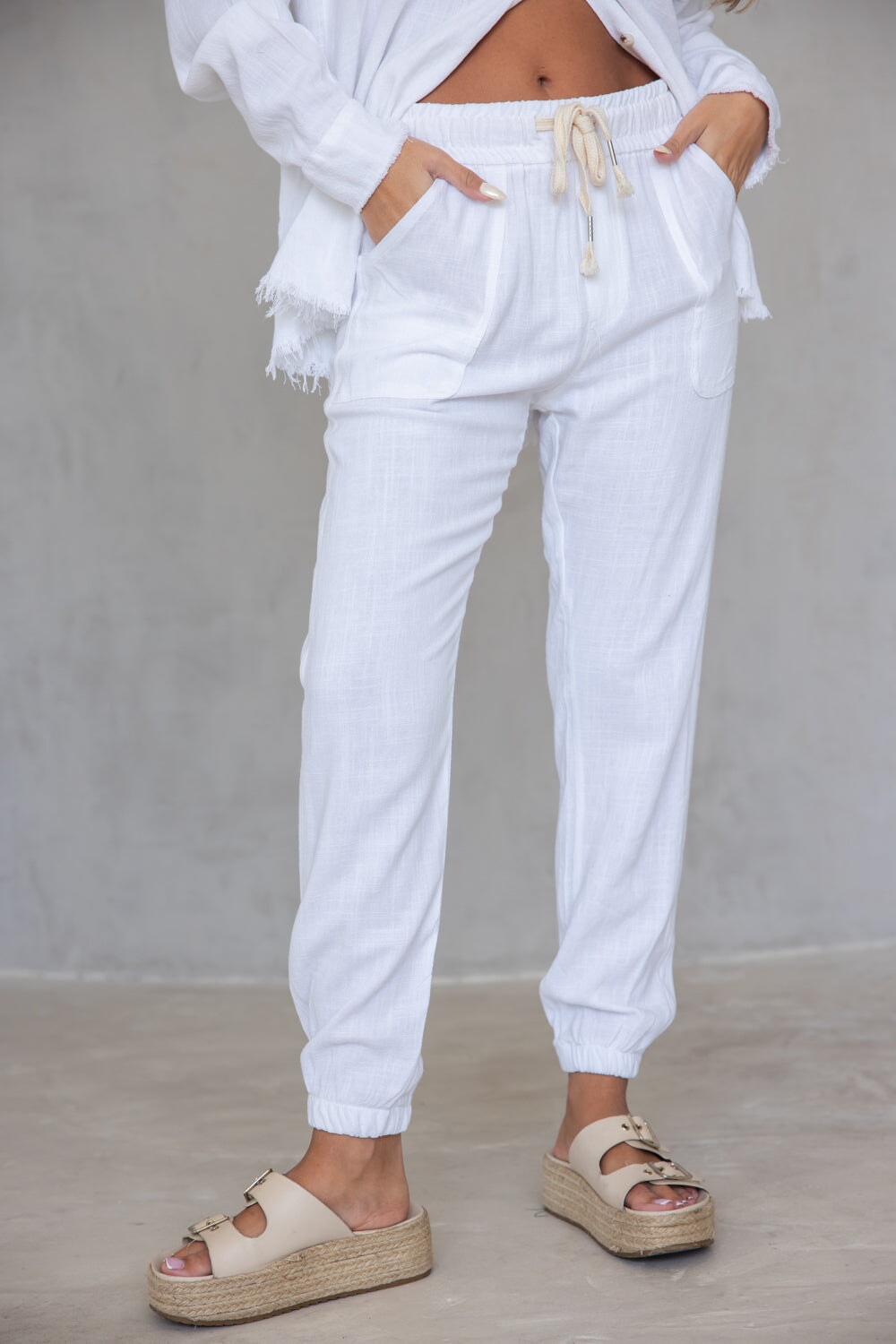 מכנס מרלו TwentySix White S 